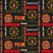 Fabric Sykel Enterprises Firefighter Heather Print Logo by the Quarter Yard 1181FF